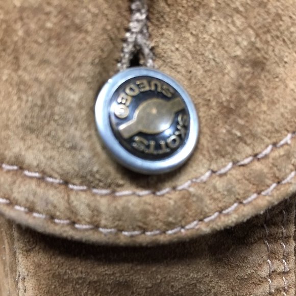 Skotts Suede Women's Jacket Brown Large - Picture 4 of 10